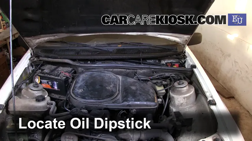 1989 Ford Sierra 2.3D GL 2.3L 4 Cyl. Diesel Oil Check Oil Level
